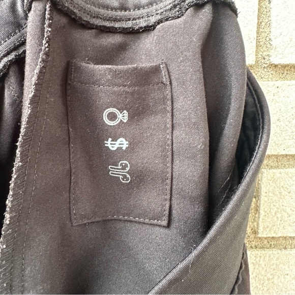 FIGS Zamora Jogger Scrub Pants Black M 6 Pockets Yoga Waistband Slim Fit - Picture 12 of 13